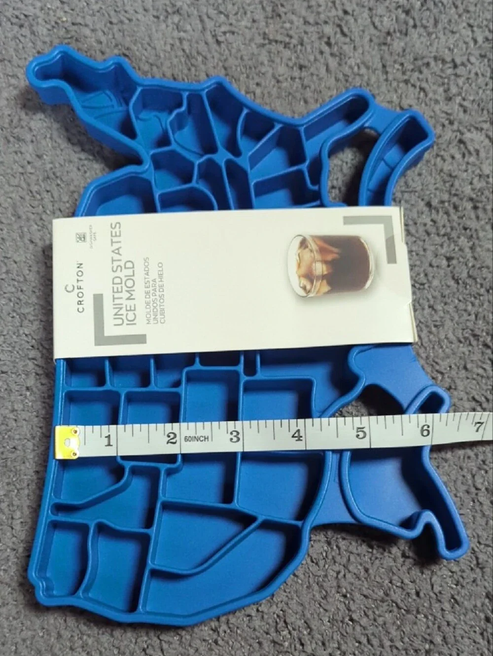 Crofton United States Map Ice Mold - Blue